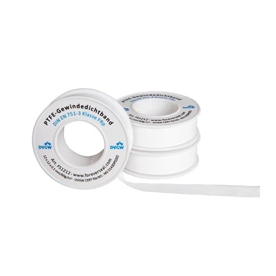 Cinta de plomeria PTFE DVGW DIN